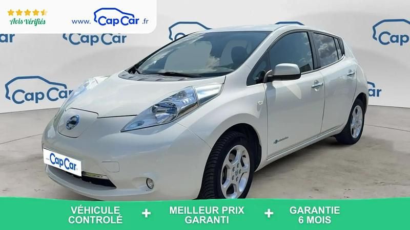 Blanc Utilisé 2014 Nissan Leaf Acenta Citadine | 4 990 € - Image 1/4