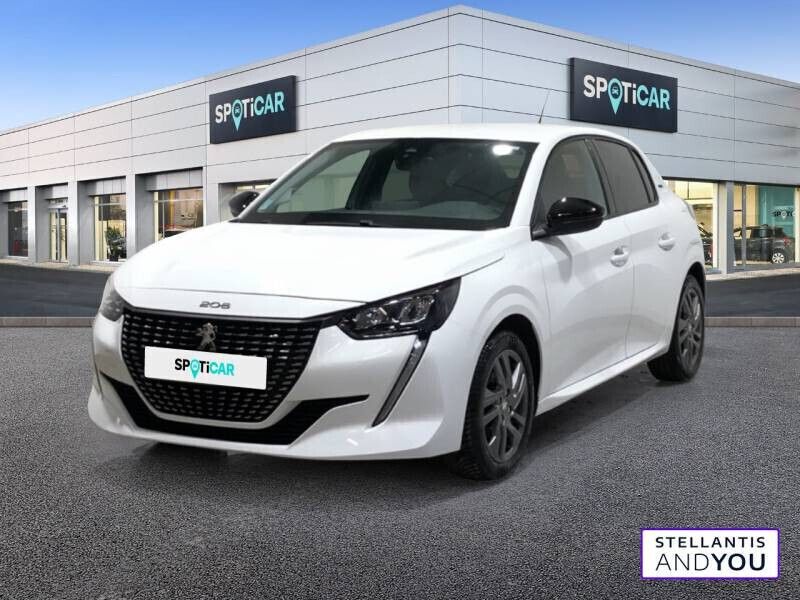 Blanc Utilisé 2022 Peugeot 208 Style Citadine | 10 990 € (Bon prix) - Image 1/4
