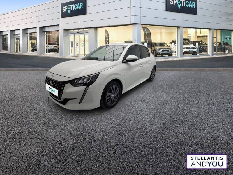 Blanc Utilisé 2021 Peugeot 208 Style Citadine | 12 490 € (Prix juste) - Image 1/3