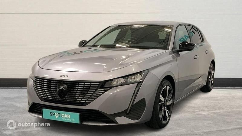 Gris Utilisé 2022 Peugeot 308 Allure Berline | 18 499 € (Prix juste) - Image 1/4