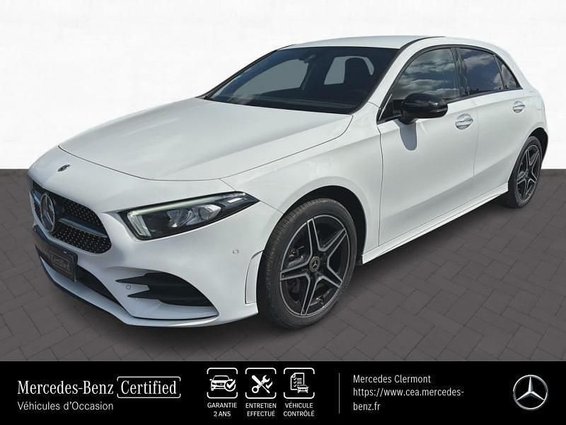 Blanc polaire Occasion 2021 Mercedes A250 AMG line Berline | 26 890 € (Prix juste) - Image 1/4