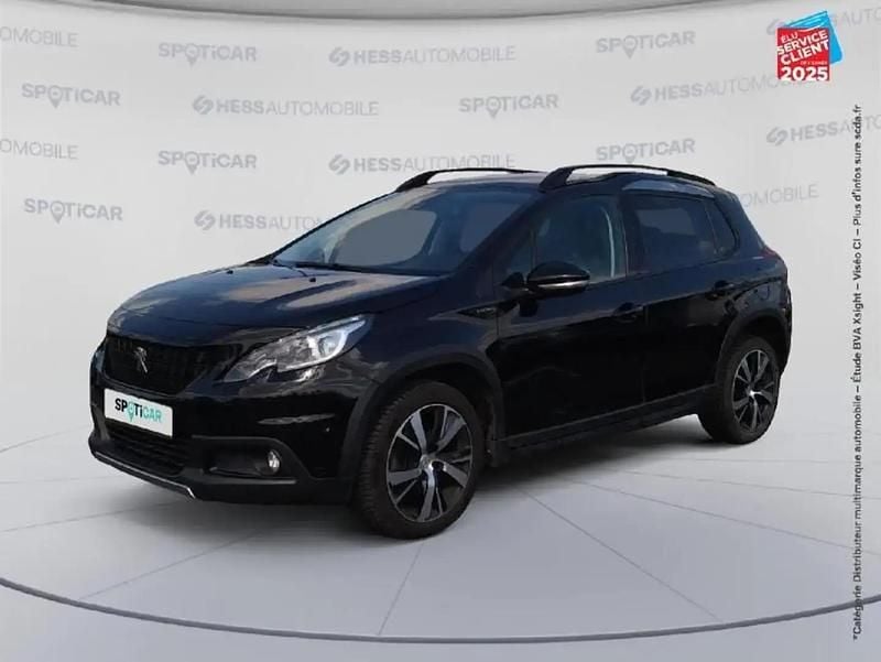 Noir Utilisé 2019 Peugeot 2008 GT-line SUV | 12 999 € (Prix juste) - Image 1/4