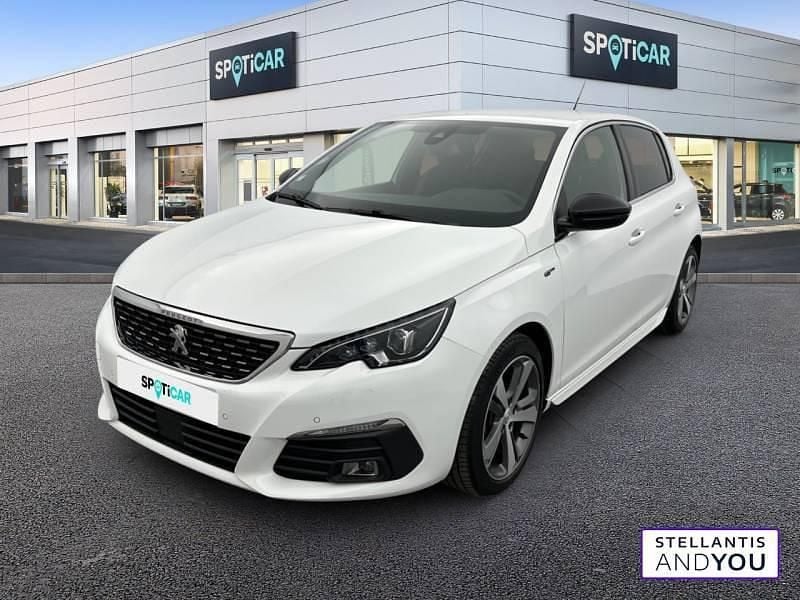 Blanc Occasion 2021 Peugeot 308 GT Berline | 15 290 € (Bon prix) - Image 1/4