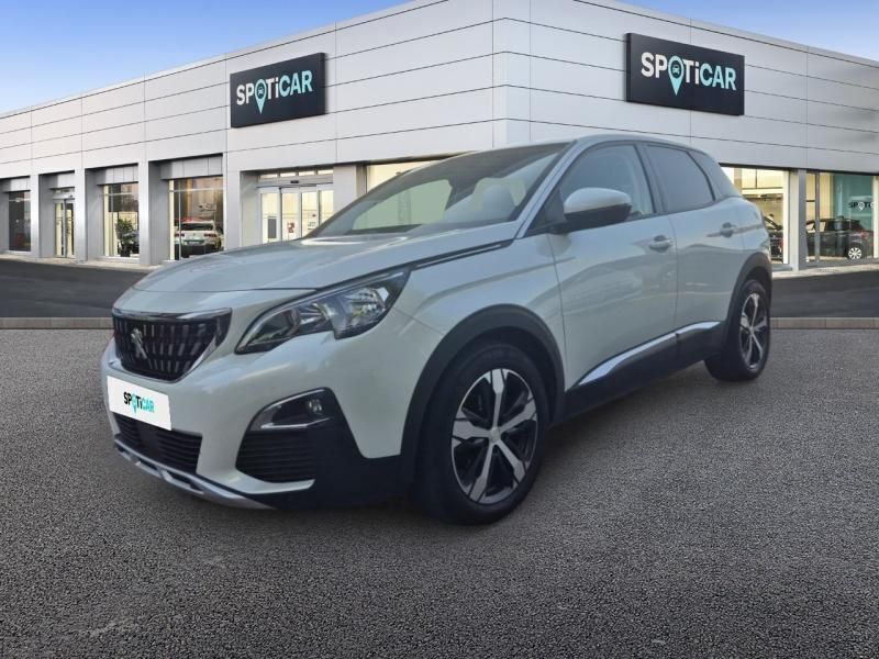 Blanc banquise (o) Utilisé 2019 Peugeot 3008 Allure SUV | 13 990 € (Prix juste) - Image 1/4