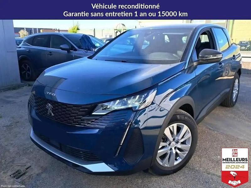 Bleu Utilisé 2023 Peugeot 3008 Active SUV | 23 900 € (Prix juste) - Image 1/4