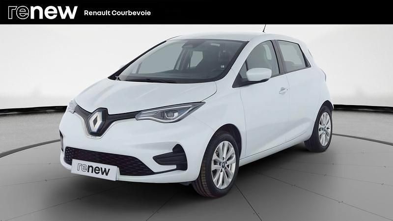 Blanc Utilisé 2020 Renault Zoe Zen Citadine | 11 390 € (Prix juste) - Image 1/4
