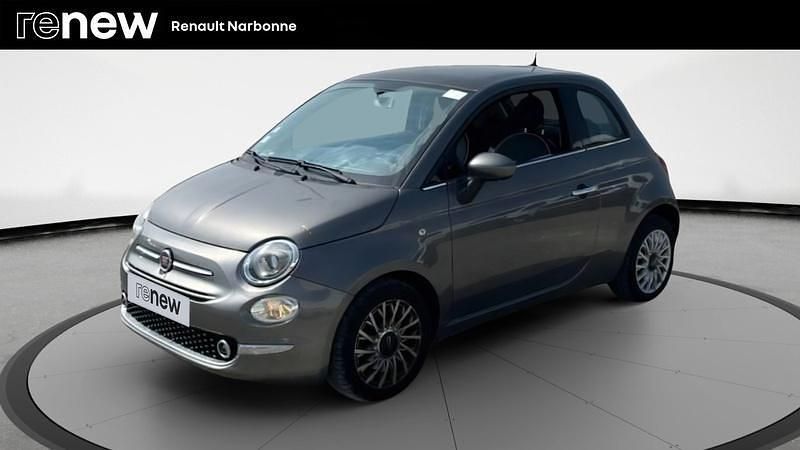 Blanc Utilisé 2018 Fiat 500 Lounge Citadine | 9 990 € (Prix juste) - Image 1/4