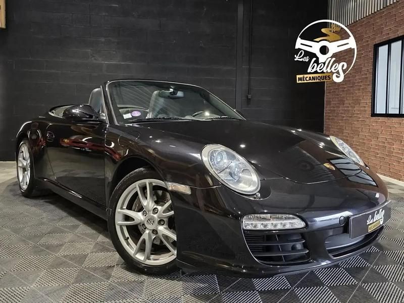 Noir Occasion 2010 Porsche 911 Carrera Cabriolet Cabriolet | 58 990 € - Image 1/4