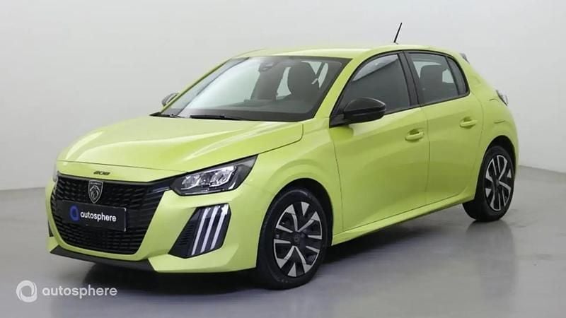Jaune Utilisé 2024 Peugeot 208 Active Citadine | 16 399 € (Prix juste) - Image 1/4