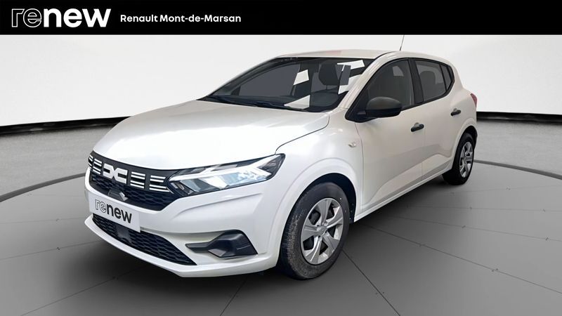 Blanc Utilisé 2023 Dacia Sandero Essentiel Citadine | 13 290 € (Bon prix) - Image 1/4