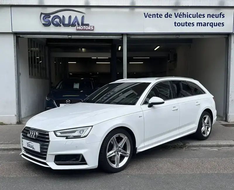 Blanc Utilisé 2018 Audi A4 Sport Break | 26 500 € (Prix juste) - Image 1/4