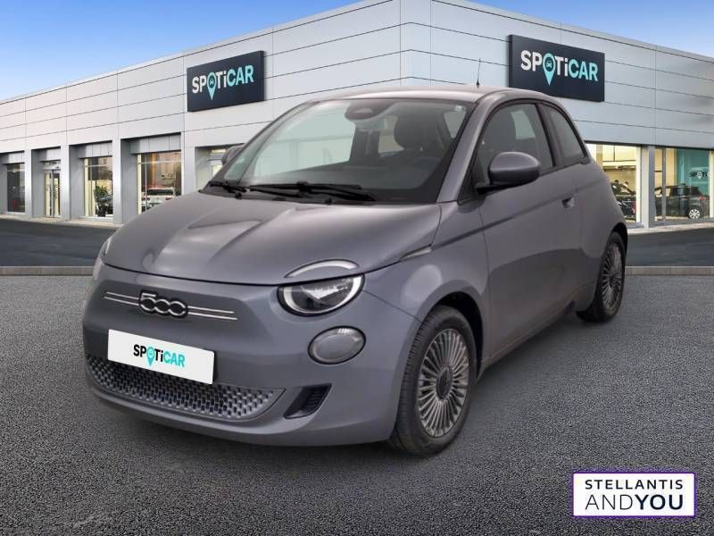 Gris Occasion 2021 Fiat 500e Berline | 15 188 € (Super prix) - Image 1/4