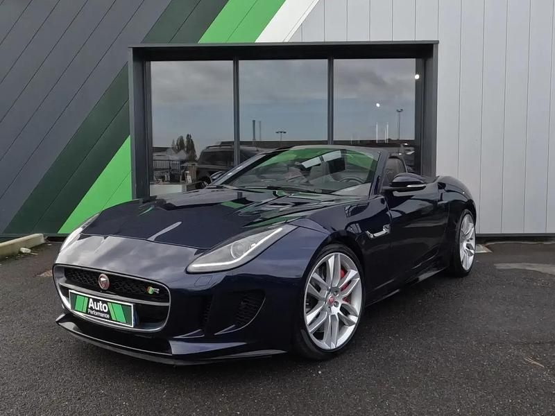 Bleu Utilisé 2016 Jaguar F-Type R Cabriolet | 68 900 € - Image 1/4