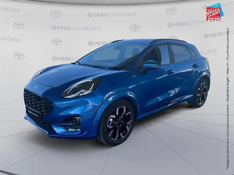 Bleu Utilisé 2021 Ford Puma ST-Line X SUV | 17 499 € (Bon prix) - Image 1/4