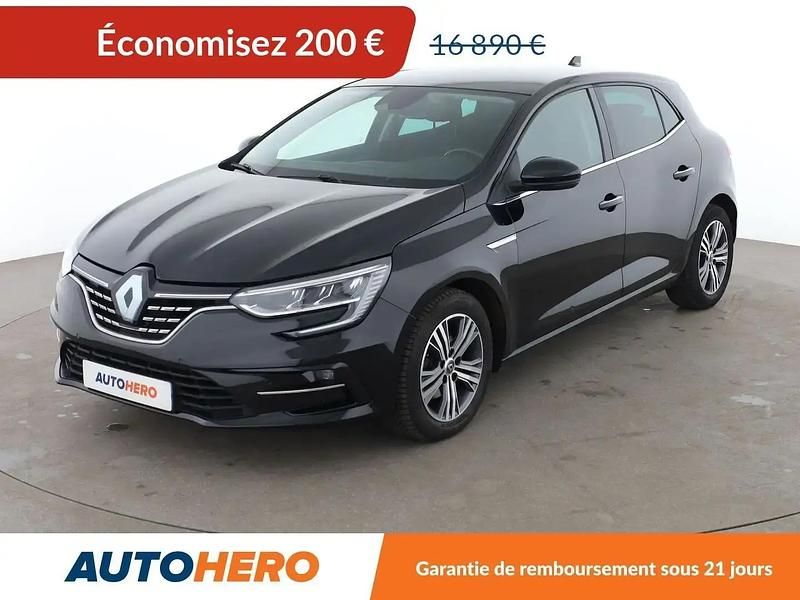 Noir Occasion 2021 Renault Mégane IV Intens Berline | 16 690 € (Prix assez cher) - Image 1/2