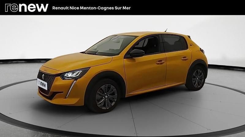 Jaune Occasion 2022 Peugeot e-208 Allure Citadine | 16 999 € (Prix juste) - Image 1/4
