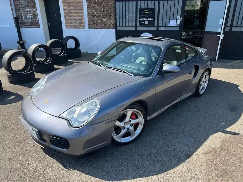 Gris Utilisé 2001 Porsche 996 Turbo Coupé | 60 900 € - Image 1/4