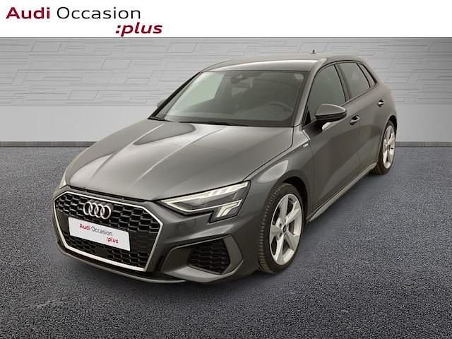 Gris daytona nacré Occasion 2023 Audi A3 S-Line | 28 900 € (Bon prix) - Image 1/4