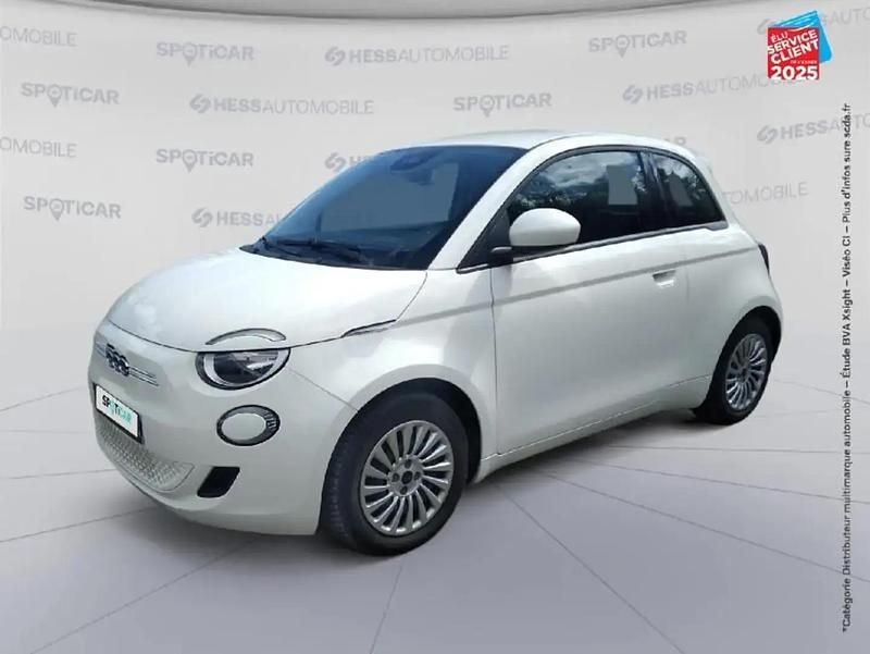 Blanc Utilisé 2023 Fiat 500e Action Berline | 10 999 € (Super prix) - Image 1/4