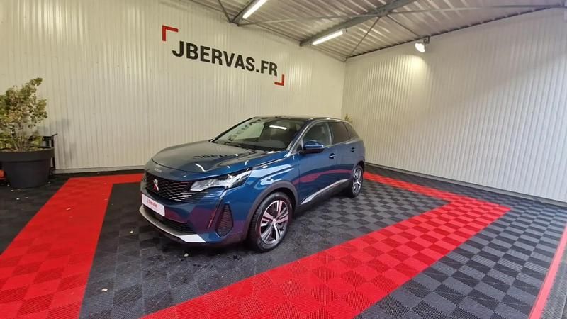 Bleu Utilisé 2021 Peugeot 3008 Allure SUV | 17 990 € (Prix juste) - Image 1/4