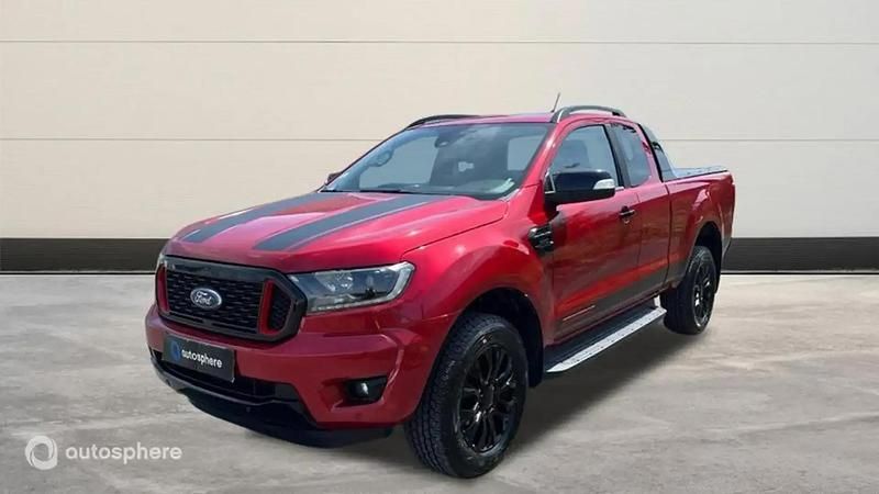 Rouge Utilisé 2021 Ford Ranger Pick-up | 35 499 € (Bon prix) - Image 1/4