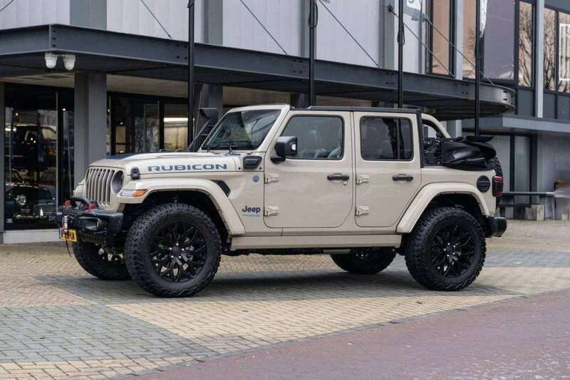 Occasion Jeep Wrangler Unlimited Rubicon 381 ch (280 kW) 2022 Beige SUV