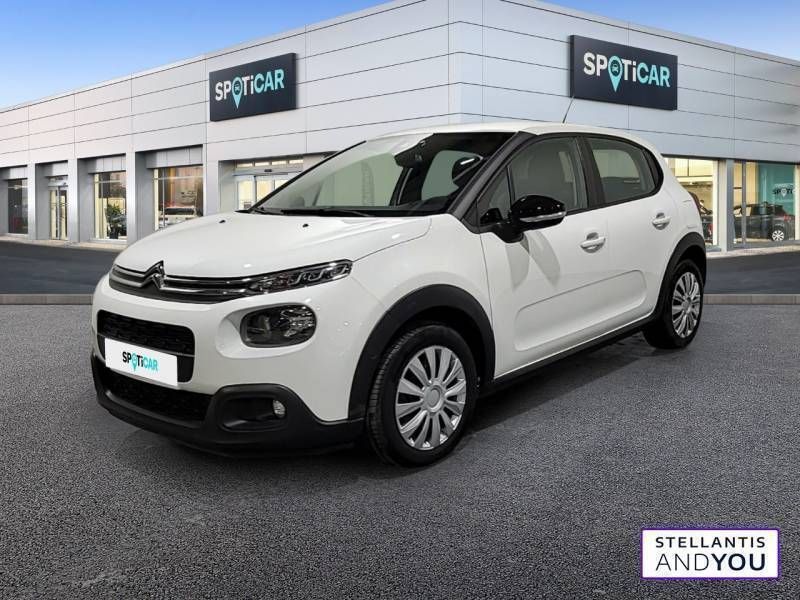 Blanc Utilisé 2019 Citroën C3 Business Class Citadine | 10 480 € (Prix juste) - Image 1/3