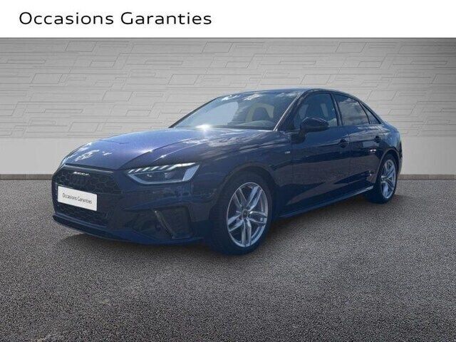 Bleu navarre métallisé Utilisé 2024 Audi A4 Competition Berline | 48 900 € (Prix juste) - Image 1/4
