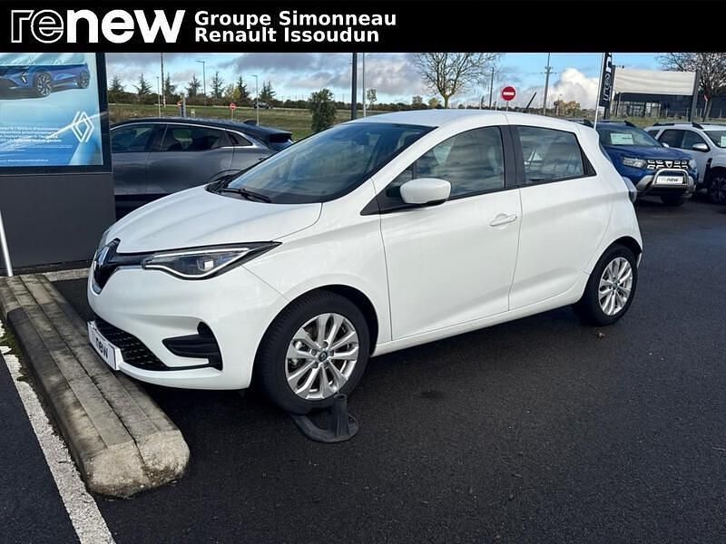 Blanc Utilisé 2021 Renault Zoe Zen Citadine | 9 990 € (Super prix) - Image 1/4