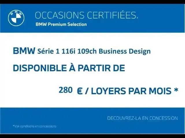 Occasion BMW 116 2022 Noir Citadine