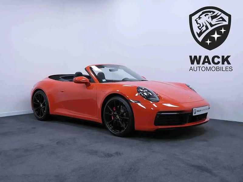 Orange Utilisé 2019 Porsche 911 Carrera S Cabriolet Cabriolet | 131 900 € (Super prix) - Image 1/4