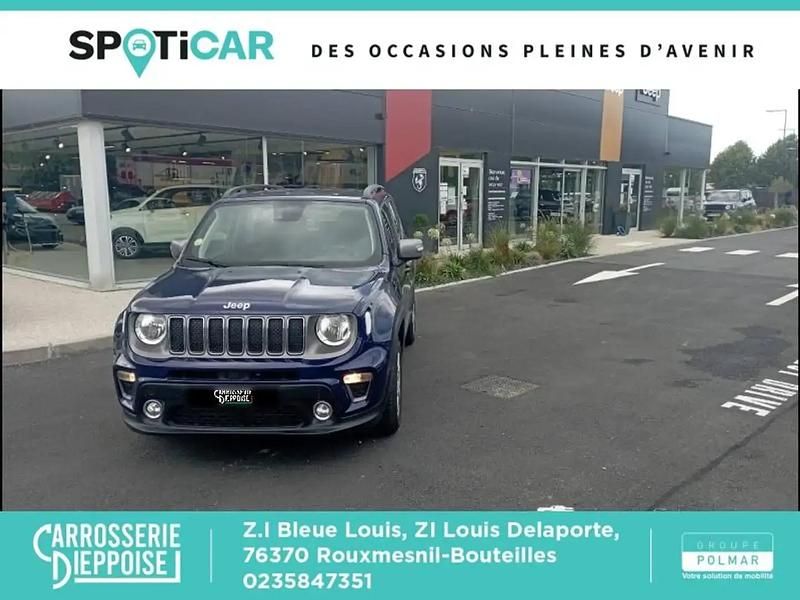 Bleu Occasion 2021 Jeep Renegade Limited SUV | 18 980 € (Prix juste) - Image 1/4