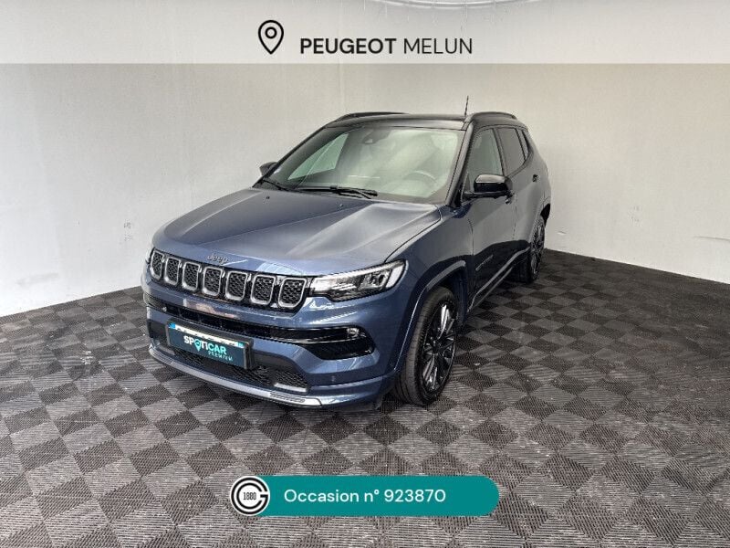 Bleu Utilisé 2021 Jeep Compass SUV | 25 980 € (Prix assez cher) - Image 1/4