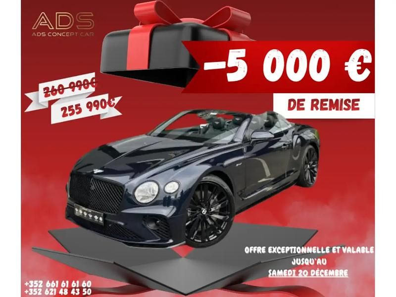 Occasion Bentley Continental GT Convertible 659 ch (484 kW) 2022 Bleu Cabriolet