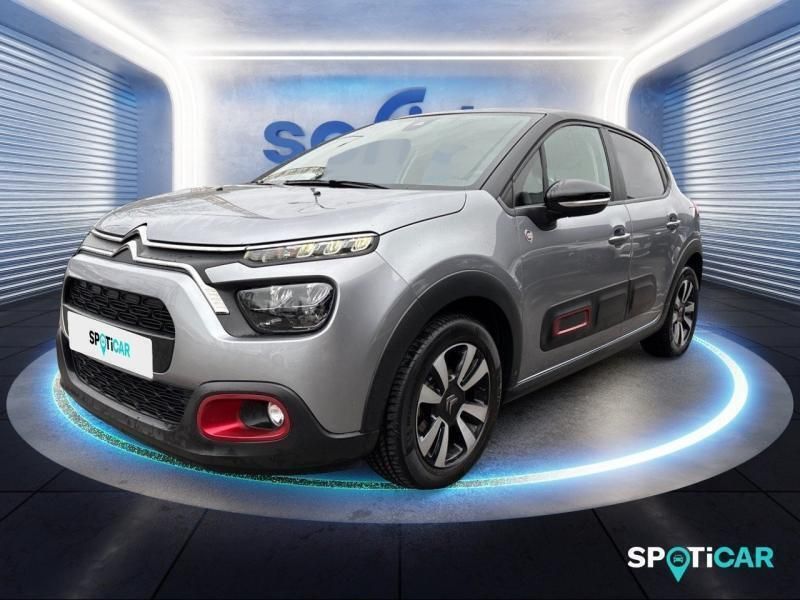 Noir Utilisé 2021 Citroën C3 PureTech Citadine | 10 990 € (Prix juste) - Image 1/3