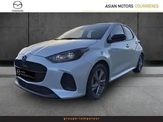 Northern white pearl Occasion 2024 Mazda 2 Exclusive-Line Berline | 20 990 € (Prix juste) - Image 1/4