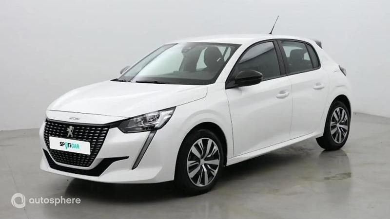 Blanc banquise (o) Utilisé 2023 Peugeot 208 Active Citadine | 14 499 € (Bon prix) - Image 1/4