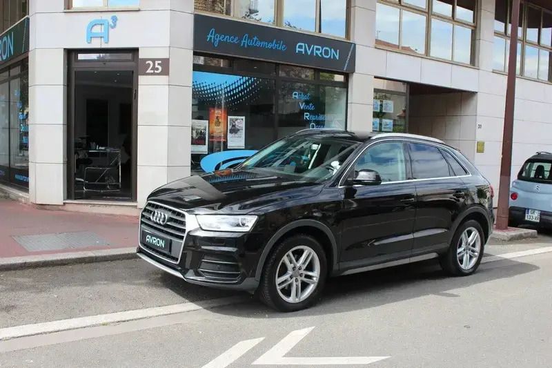Noir Utilisé 2016 Audi Q3 Ambition SUV | 17 990 € (Prix juste) - Image 1/4
