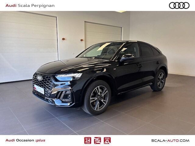 Noir mythe métallisé Utilisé 2023 Audi Q5 Sportback S-Line SUV | 54 990 € (Prix juste) - Image 1/4