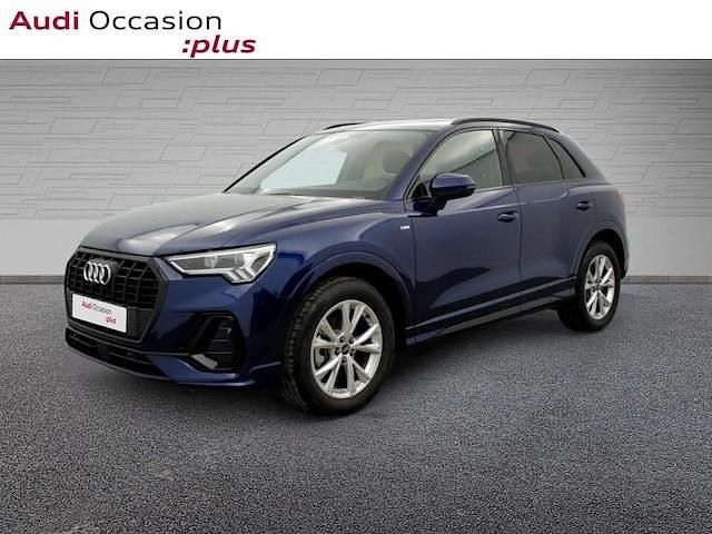 Bleu navarre métallisé Utilisé 2024 Audi Q3 S-Line SUV | 41 400 € (Prix juste) - Image 1/4
