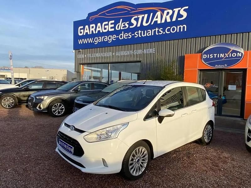 Blanc Occasion 2014 Ford B-MAX Titanium Monospace | 9 980 € (Prix assez cher) - Image 1/4