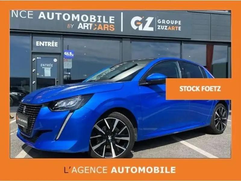 Bleu Utilisé 2020 Peugeot 208 Allure Citadine | 11 900 € - Image 1/4