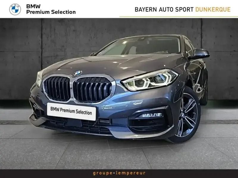 Gris Utilisé 2021 BMW 116 Sport Line Citadine | 23 900 € (Prix assez cher) - Image 1/4