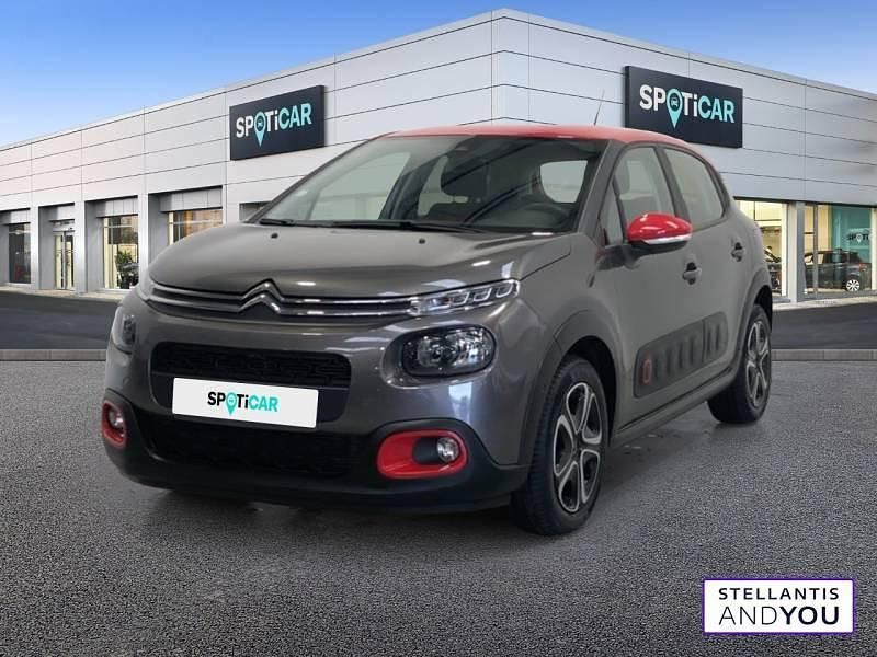 Gris Occasion 2020 Citroën C3 PureTech Citadine | 9 989 € (Prix juste) - Image 1/4