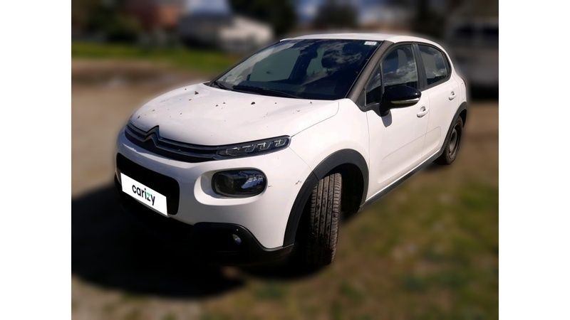 Blanc Utilisé 2019 Citroën C3 Feel Citadine | 8 590 € (Super prix) - Image 1/4