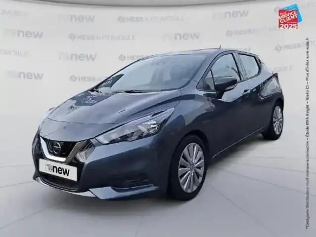 Gris platine Occasion 2021 Nissan Micra Acenta Berline | 11 999 € (Prix juste) - Image 1/4