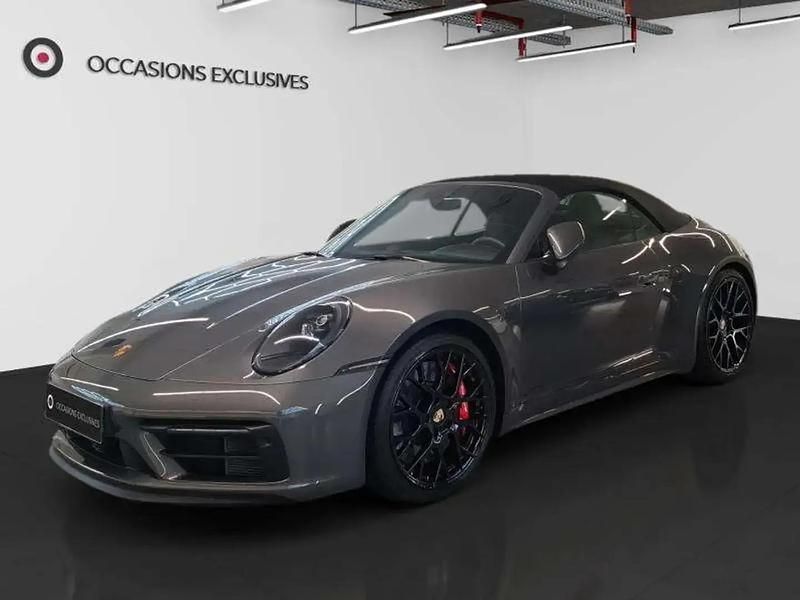 Gris Occasion 2023 Porsche 911 Carrera 4 Cabriolet Cabriolet | 170 246 € - Image 1/4