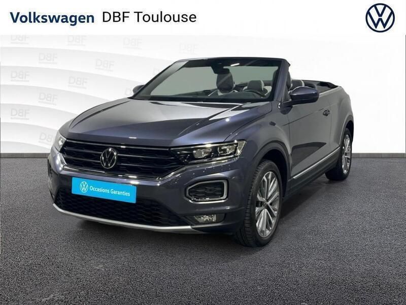 Gris Utilisé 2021 VW T-Roc Cabriolet Style Cabriolet | 25 990 € (Prix juste) - Image 1/3