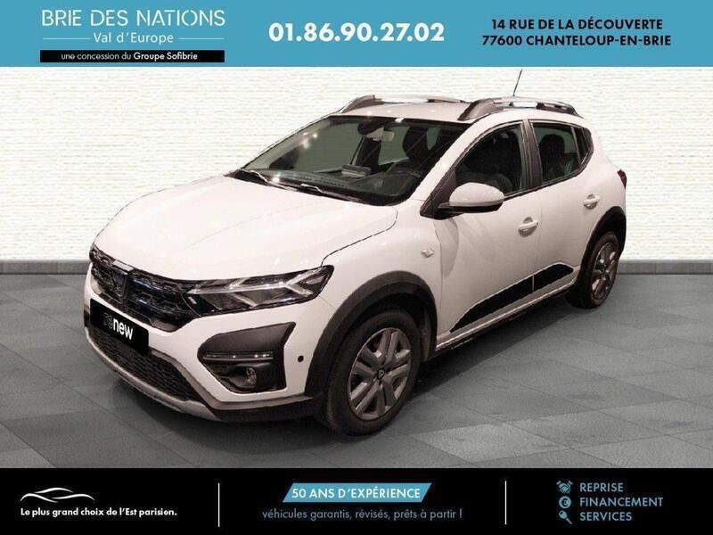Blanc Utilisé 2021 Dacia Sandero Comfort Citadine | 14 990 € (Prix assez cher) - Image 1/3