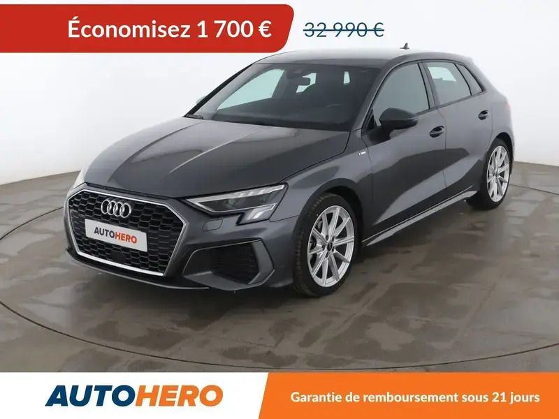 Gris Utilisé 2023 Audi A3 Sportback Berline | 30 490 € (Bon prix) - Image 1/2